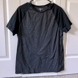 Goodfellow black / gray softball shirt